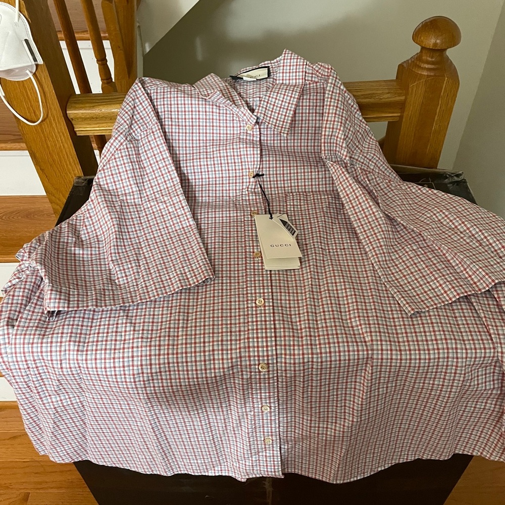 Gucci men shirt sz 40 NWT